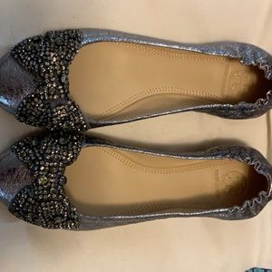 Tory Burch never worn flats